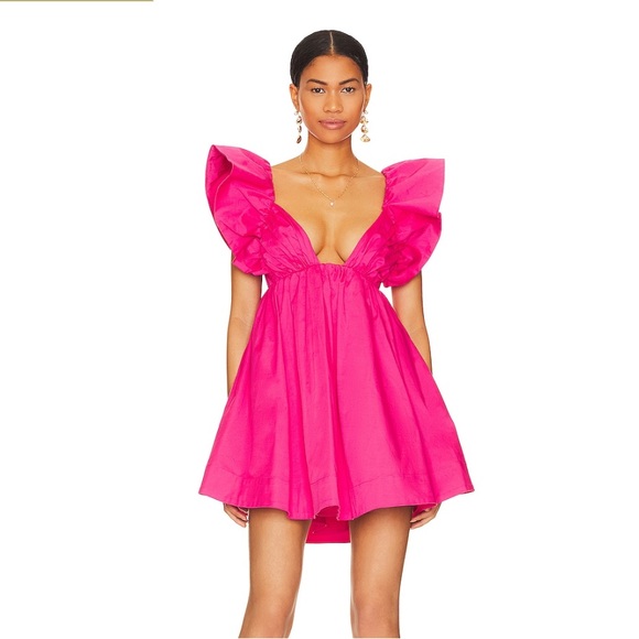 For Love And Lemons Dresses & Skirts - For Love And Lemons Clementine Pink Mini Dress
